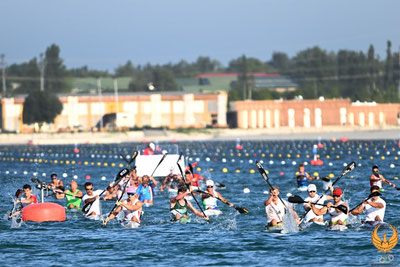 Изрображение 'Сборная Узбекистана не смогла завоевать награды домашнего чемпионата по гребле'