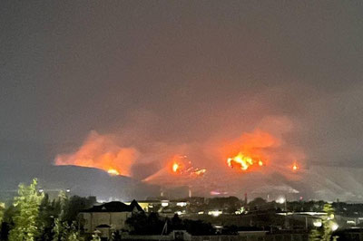 'Бўстонлиқдаги ўрмон хўжалиги ерларида ёнғин содир бўлди'ning rasmi