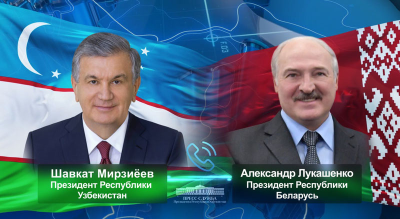 Изрображение 'Шавкат Мирзиёев поздравил Александра Лукашенко с 70-летием'