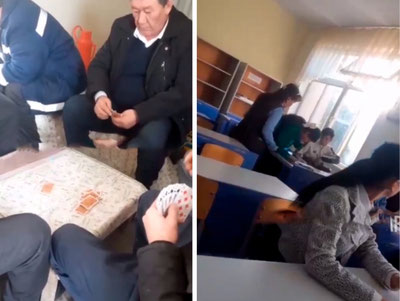 Image of 'The director who played cards at the school in Samarkand was dismissed from his job.'