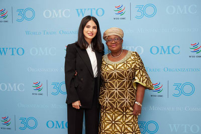 Image of 'Saida Mirziyoyeva met with the Director-General of the WTO.'