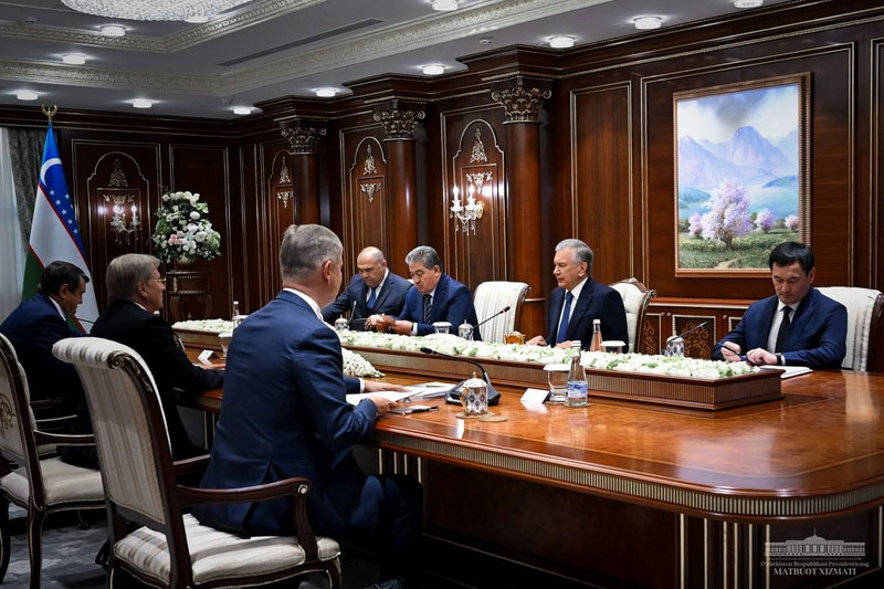 Image of 'The President of the Russian Federation received the delegation.'