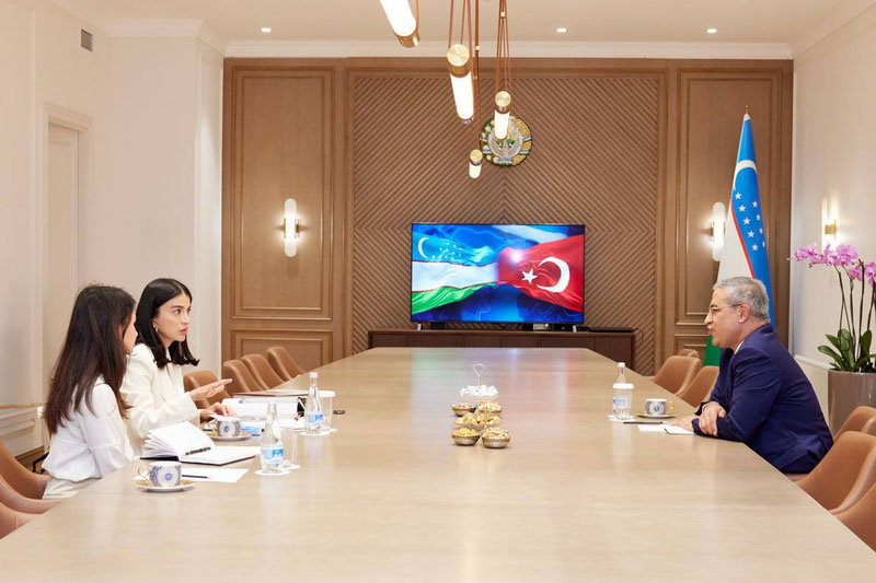 Image of 'Saida Mirziyoyeva held a meeting with the Ambassador of Turkey to Uzbekistan.'