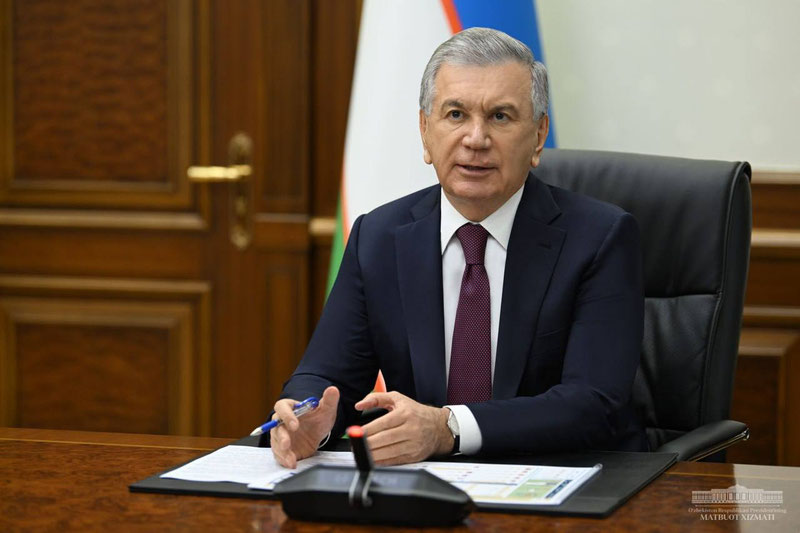 Image of 'Information on the work being carried out in the field of sports and prospective plans was provided to Shavkat Mirziyoyev.'