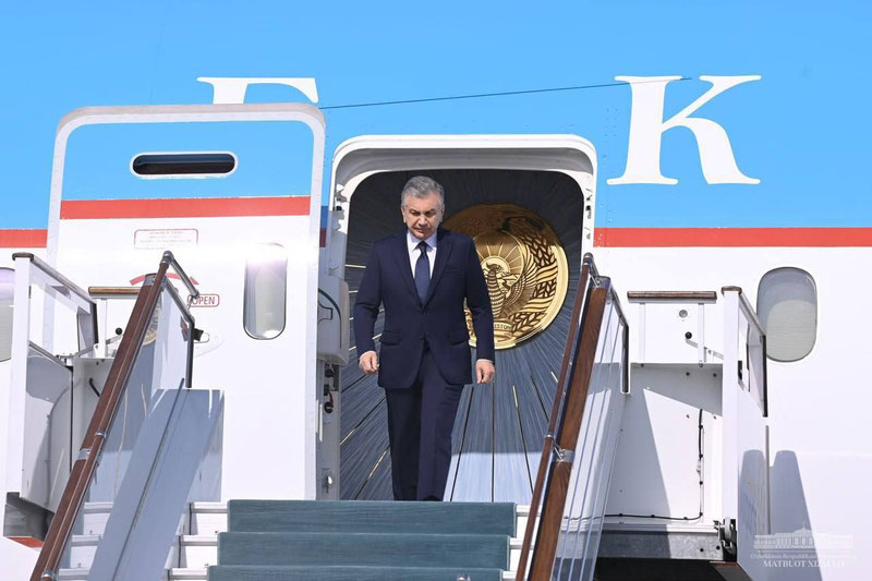 Image of 'The President visited the city of Samarkand.'