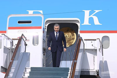 Image of 'The President visited the city of Samarkand.'