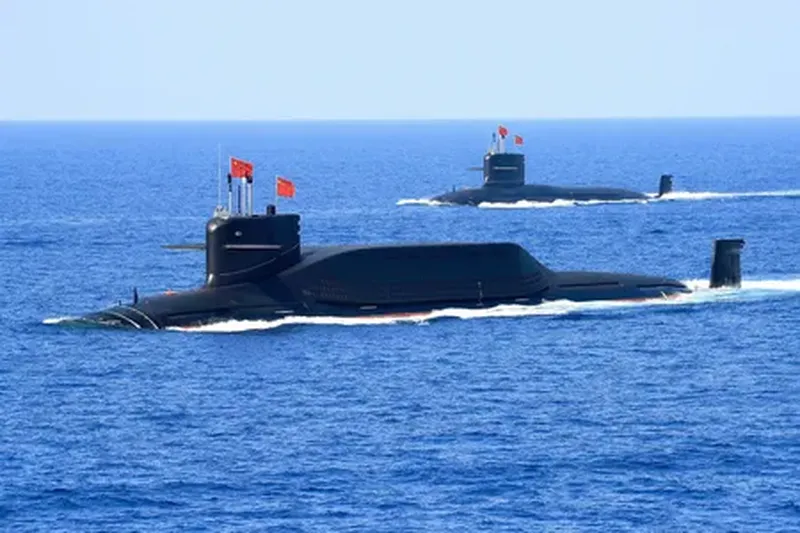 Image of 'China's new nuclear submarine has sunk.'