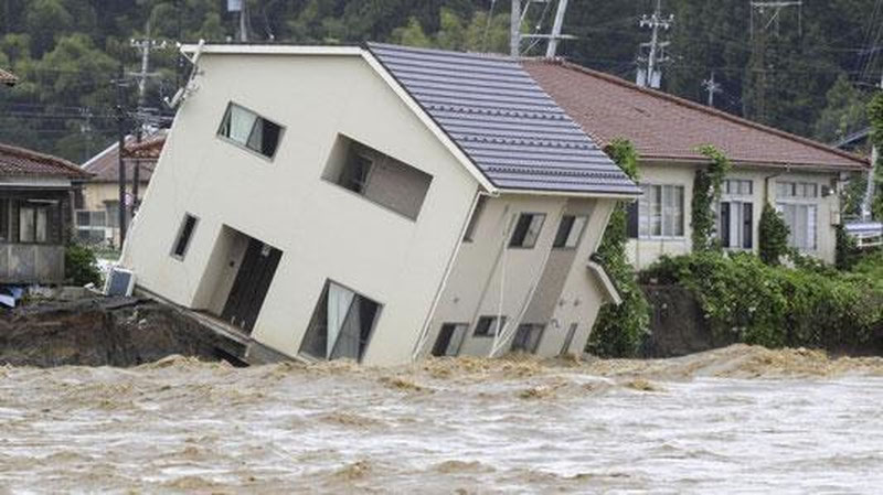 Image of 'Due to heavy rainfall in Japan, 11 people died.'