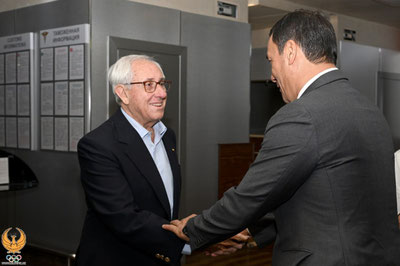 Image of 'The President of the International Volleyball Federation visited Tashkent.'