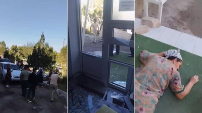 Image of 'In the maternity hospital in Bukhara, relatives of a sick woman caused a commotion and smashed the windows.'