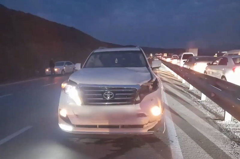 Image of 'In the car accident that occurred in the Kamchik pass, one person died.'