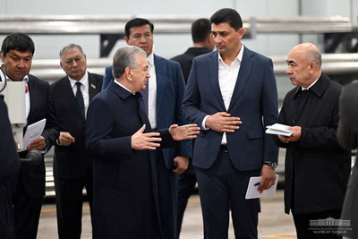 Image of 'The leader of our country inspected the “Mesal Water Technologies” enterprise in the Yangiyul district.'