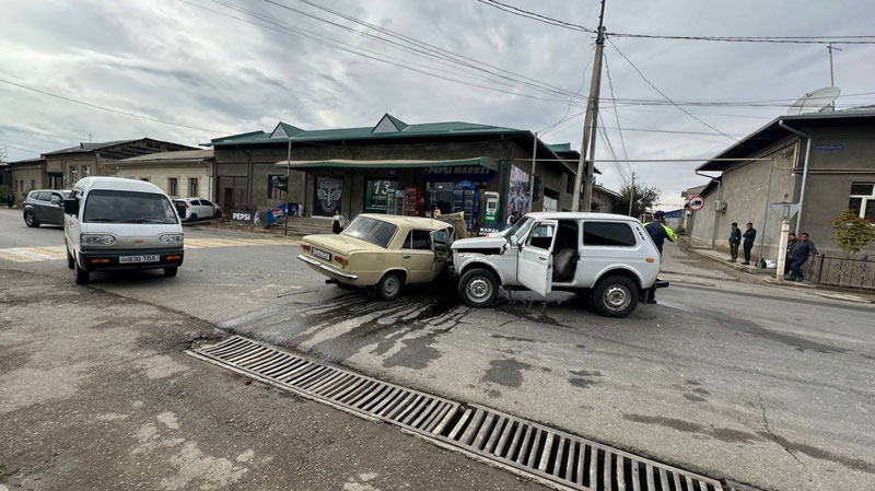 Image of 'Due to a violator driving a "Zhiguli", a traffic accident occurred in Zangiota.'