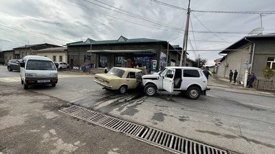 Image of 'Due to a violator driving a "Zhiguli", a traffic accident occurred in Zangiota.'