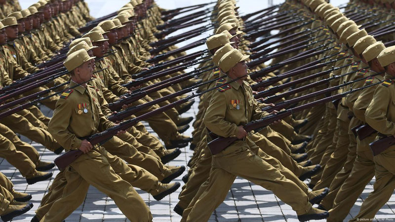 Image of 'Over a million North Koreans have decided to join the army ranks against Seoul.'