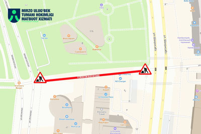 Image of 'Starting today, some streets in Tashkent are closed for 2 months.'