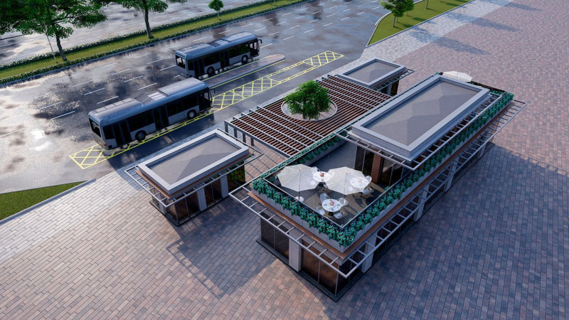 Image of 'The bus stop near Chilonzor metro station will be modernized.'