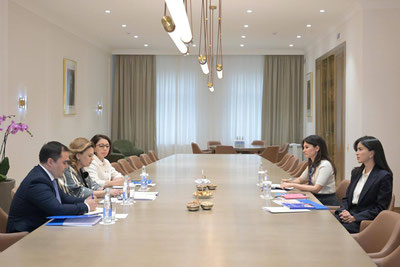 Image of 'Saida Mirziyoyeva conducted a meeting with the head of the UNFPA's representative office in Uzbekistan.'