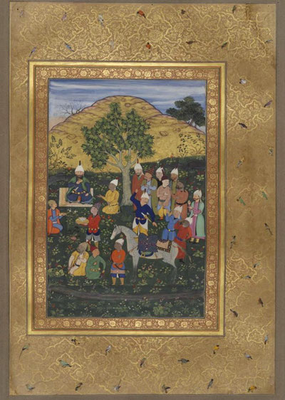 Image of 'A magnificent album belonging to the Mughals was discovered in the Berlin Library.'