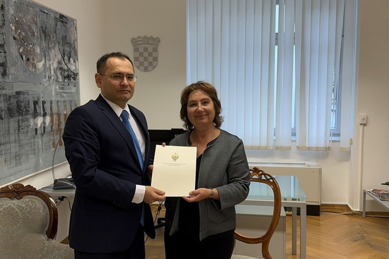 Image of 'Uzbekistan's first ambassador to Croatia has been appointed'