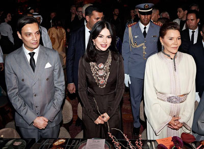 Image of 'Saida Mirziyoyeva participated in the Fashion Trust Arabia awards ceremony in Morocco.'