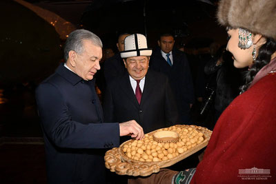 Image of 'Shavkat Mirziyoyev went to Kyrgyzstan on a working visit.'