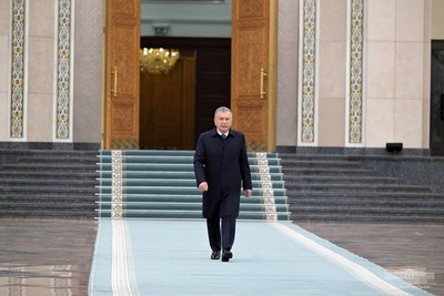 Image of 'Shavkat Mirziyoyev departed for Saudi Arabia.'