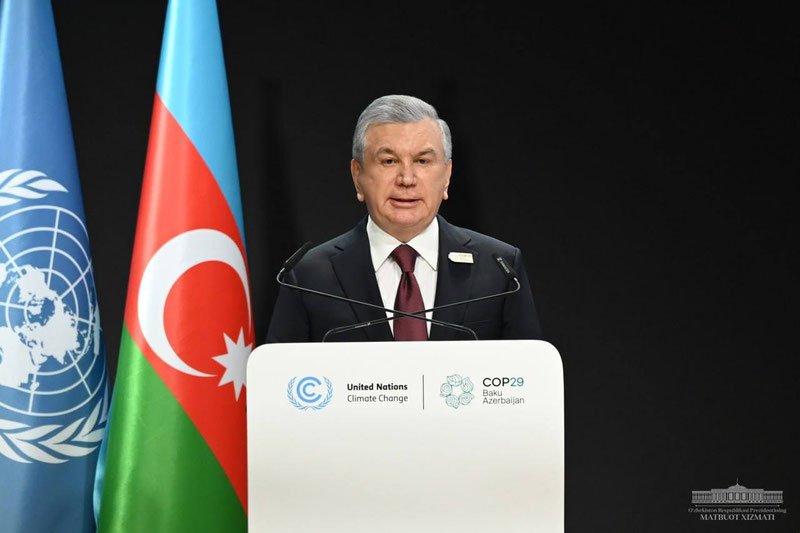 'Prezident COP29 sammitida nutq so‘zladi'ning rasmi