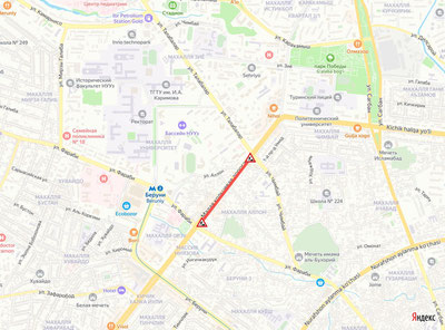 'Бугун Кичик халқа автомобиль йўлининг бир қисми ёпилади'ning rasmi