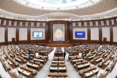 'Сенат ва Қонунчилик палатасининг биринчи мажлиси бўлиб ўтади'ning rasmi