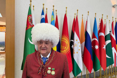 Image of 'Abdulaziz Komilov was honored with the title of "Esteemed Elder of the Nation" of Turkmenistan.'