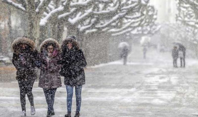 Image of 'A strong cold air mass is entering Uzbekistan.'