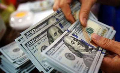 Image of 'The official exchange rate of the dollar has risen again.'