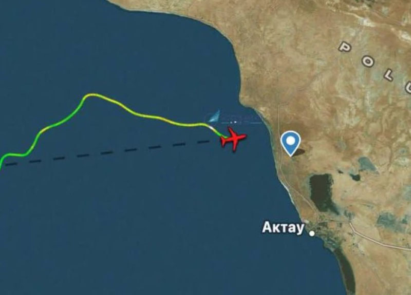 Изрображение 'Минимум 12 человек выжили после крушения самолета в Казахстане'