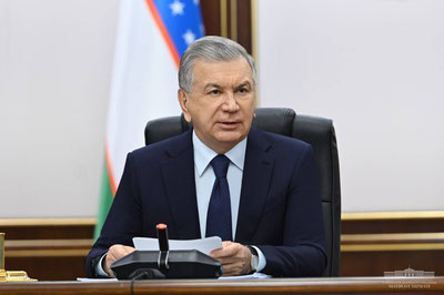 Image of 'Information was provided to Shavkat Mirziyoyev regarding measures for implementing the law "On the State Budget for 2025".'