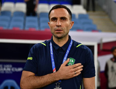 Image of 'Timur Kapadze was appointed as the head coach of the Uzbekistan national team.'