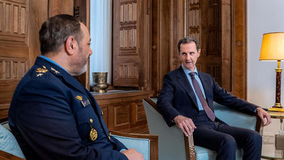 Image of 'French investigators have issued a new arrest warrant for Bashar Al-Assad.'