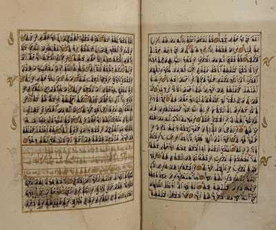 Image of 'Where is the Quran manuscript copied in the Chagatai language located?'