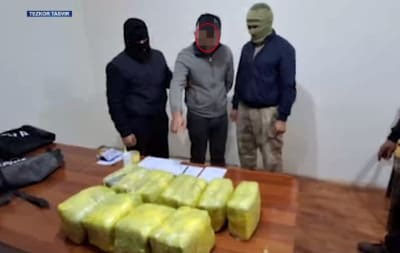 Image of '111 kg of narcotics hidden throughout Uzbekistan were exposed.'