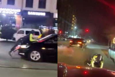 'Машинасини ЙПХ ходими устига ҳайдаган ҳайдовчи қамоққа олинди'ning rasmi