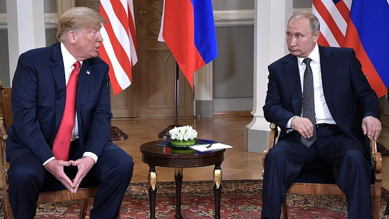 Image of 'The first phone conversation between Putin and Trump took place.'