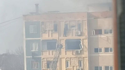 Изрображение 'В результате взрыва и пожара на массиве Карасу в Ташкенте погиб ребенок'