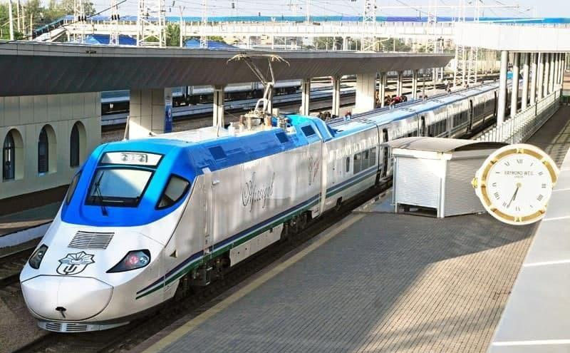 Image of 'Additional train services will be launched on the Tashkent - Samarkand route.'