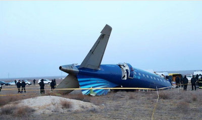 Image of 'Russia paid compensation to Azerbaijan for the crashed airplane.'