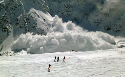 Image of 'A risk of avalanche has been announced in the Kamchik pass.'