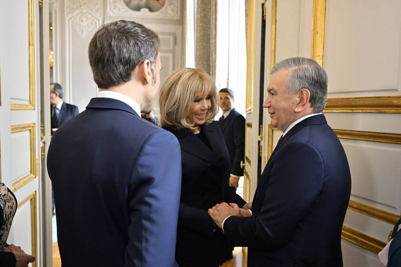 Image of 'The leaders of Uzbekistan and France elevated bilateral relations to the level of strategic partnership.'