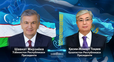 'Шавкат Мирзиёев Қасим-Жомарт Тоқаев билан телефон орқали мулоқот қилди'ning rasmi