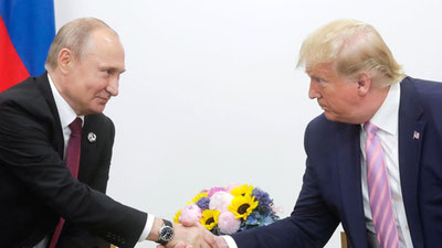 Image of 'The long-awaited conversation between Trump and Putin took place.'