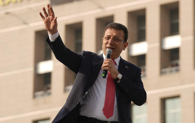 Image of 'Imamoglu, who is in prison, has officially become a candidate for the presidency of Turkey.'