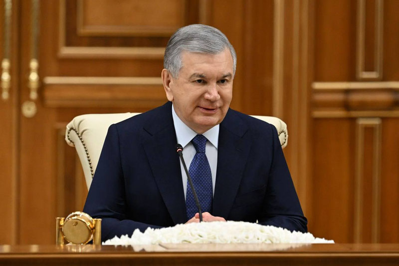 Изрображение 'Президент Узбекистана провел в Самарканде встречи с главами стран Центральной Азии'